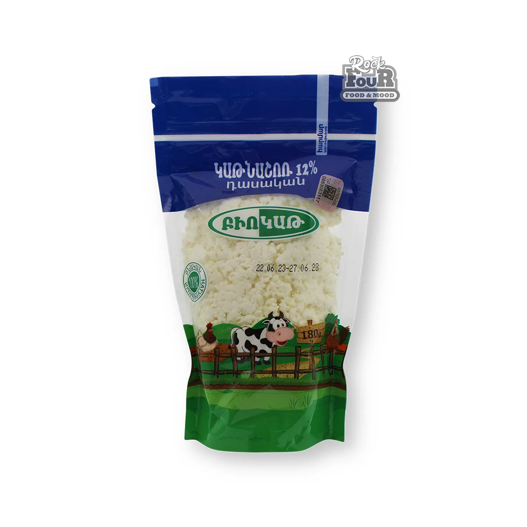 Cottage cheese "Biokat" 12% 180g
